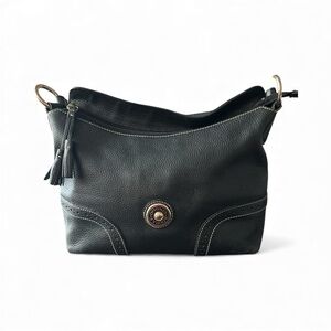 Dooney & Bourke Black Leather Shoulder Bag